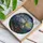 Powerful Steam Locomotive Train Mountain Railway Tiffany Glass Art Radiant Sun Glowing Headlight Stained Glass Suncatcher - 3