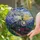 Powerful Steam Locomotive Train Mountain Railway Tiffany Glass Art Radiant Sun Glowing Headlight Stained Glass Suncatcher - 2
