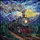 Powerful Steam Locomotive Train Mountain Railway Tiffany Glass Art Radiant Sun Glowing Headlight Stained Glass Suncatcher - 5