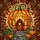 Tiffany Style Stained Glass Glowing Pumpkin Cottage 'Nancy's House' Autumn Leaves Decoration Stained Glass Suncatcher - 5