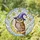 Tiffany Stained Glass Owl Wizard Hat - Golden Moon Stars Celestial Sky Art Decor Stained Glass Suncatcher - 1