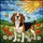 Inquisitive Tricolor Beagle Dog Stained Glass Art with Daisies, Poppies, Bees & Butterflies Stained Glass Suncatcher - 5