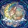 Sleeping Rabbit Golden Moon Tiffany Stained Glass Night Sky Jewel Tone Celestial Art Stained Glass Suncatcher - 5
