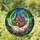 Stained Glass Fairy House Calla Lily Purple Roof - Tiffany Style Garden Mosaic Decor Stained Glass Suncatcher - 1