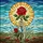 Skeletal Arm Red Rose Stained Glass Art - Tiffany Style Earth Rise Mosaic Sky Design Stained Glass Suncatcher - 5