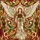 Angel Poinsettia Flower (Ruby Red, Emerald Green) Tiffany Style Translucent Stained Glass Art Stained Glass Suncatcher - 5