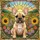 Tiffany Stained Glass French Bulldog Puppy Wildflower Meadow Jewel Tone Gift Stained Glass Suncatcher - 5