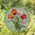 Stained Glass Tulips Floral Bouquet Tiffany Style Art - Mosaic Green Leaves Daylight Decor Stained Glass Suncatcher - 1