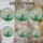 Daffodil Stained Glass Mosaic Art - Tiffany Style Blossoms & Sky Blue Green Mosaic Stained Glass Suncatcher - 4