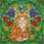 Intricate Fluffy Ginger Cat Tiffany Stained Glass with Garden Flowers & Lush Foliage Stained Glass Suncatcher - 5