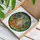 Intricate Fluffy Ginger Cat Tiffany Stained Glass with Garden Flowers & Lush Foliage Stained Glass Suncatcher - 3