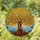 Tiffany Style Stained Glass Tree of Life Art Gnarled Roots & Vibrant Jewel Tones Stained Glass Suncatcher - 1