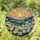 Segmented Sun Daisies Mountain Stained Glass Sunrise Sunset Window Decor Home Gift Stained Glass Suncatcher - 1