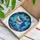 Playful Cartoon Shark Stained Glass Mosaic - Tiffany Style Ocean Jewel Tones Sea Life Art Stained Glass Suncatcher - 3