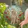 Afghan Hound Stained Glass Art with Poppies, Butterfly, Meadow Sky, Tiffany Style Stained Glass Suncatcher - 2