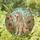 Afghan Hound Stained Glass Art with Poppies, Butterfly, Meadow Sky, Tiffany Style Stained Glass Suncatcher - 1
