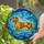 Intricate Stained Glass Dachshund Dog Art, Tiffany Style Mosaic Swirls - Pet Owner Gift Stained Glass Suncatcher - 2