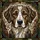 Detailed Dog Head Portrait Stained Glass - Tiffany Style Jewel Tones Stained Glass Suncatcher - 5