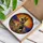 German Shepherd Dog Stained Glass Mosaic Art - Tiffany Sunset & Mountain Landscape Stained Glass Suncatcher - 3