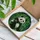 Friendly Panda Bear in Lush Bamboo Forest Stained Glass Art with Jewel Tone Patterns Stained Glass Suncatcher - 3