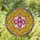 Grand Pink Magenta Bow Stained Glass Art - Tiffany Style Floral Scrollwork Mosaic Pattern Stained Glass Suncatcher - 1