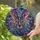 Detailed Multi-Colored Mosaic Rabbit Head Stained Glass Art Geometric Patterns Jewel Tones Stained Glass Suncatcher - 2