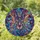 Detailed Multi-Colored Mosaic Rabbit Head Stained Glass Art Geometric Patterns Jewel Tones Stained Glass Suncatcher - 1