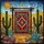 Southwestern Rug Tapestry Saguaro Cactus Desert Mosaic Glowing Tiffany Glass Art Stained Glass Suncatcher - 5