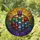 Tiffany Glass Twelve Skulls Mask Faces Screaming Dark Vines Mosaic Art Stained Glass Suncatcher - 1