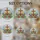 Rustic Wooden Christian Cross Easter Eggs Spring Flowers Stained Glass - Spring Renewal Decor Stained Glass Suncatcher - 4