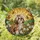 Stained Glass Shih Tzu Dog Brown Cream Fur Butterflies Flowers Hills Sky Jewel Tones Stained Glass Suncatcher - 1