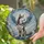 Majestic Winged Husky Dog Stained Glass Tiffany Style Jewel Tone Cloud Mosaic Decor Stained Glass Suncatcher - 2