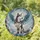 Majestic Winged Husky Dog Stained Glass Tiffany Style Jewel Tone Cloud Mosaic Decor Stained Glass Suncatcher - 1