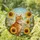 Orange Tabby Cat Green Eyes & Golden Sunflowers - Intricate Tiffany Stained Glass Mosaic Stained Glass Suncatcher - 1