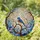 Colorful Bluebird Stained Glass Tiffany Art - Jewel Tone Garden Mosaic Branch Scene Stained Glass Suncatcher - 1