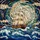 Majestic Tall Ship Billowing Sails Ocean Waves Ethereal Clouds Tiffany Stained Glass Stained Glass Suncatcher - 5