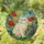Persian Cat Stained Glass Garden Flowers Art - Intricate Botanical Jewel Tones Decor Stained Glass Suncatcher - 1