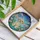 Bichon Frise Puppy Coca Tiffany Stained Glass Wildflower Butterfly Mosaic Sky Art Stained Glass Suncatcher - 3