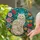 Intricate Tiffany Style Persian Cat Stained Glass Garden Flowers Colorful Jewel Tone Art Stained Glass Suncatcher - 2