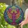 Tiffany Stained Glass Ornate Lobster Fleur-de-lis Jewel Tone Underwater Coral Stained Glass Suncatcher - 2