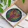 Tiffany Stained Glass Ornate Lobster Fleur-de-lis Jewel Tone Underwater Coral Stained Glass Suncatcher - 3