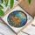 Orange Mer-Cat Sleeping Underwater Coral Reef Tiffany Stained Glass Cat Lover Gift Stained Glass Suncatcher - 3