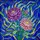 Tiffany Style Stained Glass Aster Flowers Design - Intricate Botanical Mosaic Art in Jewel Tones Stained Glass Suncatcher - 5