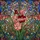 Stained Glass Gladiolus Flowers with 'Nancy' Name - Intricate Mosaic Garden Floral Art Decor Stained Glass Suncatcher - 5