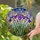Stained Glass Irises Tiffany Style Art with 'Nancy' Name - Jewel Tone Floral Gift For Her Stained Glass Suncatcher - 2