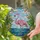 Pink Flamingo Tropical Stained Glass Art Window Decor - Tiffany Style Home Decor Gift Stained Glass Suncatcher - 2