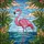 Pink Flamingo Tropical Stained Glass Art Window Decor - Tiffany Style Home Decor Gift Stained Glass Suncatcher - 5