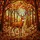 Majestic Buck Deer Multi-Tined Antlers Stained Glass - Autumn Forest Wildlife Gift Stained Glass Suncatcher - 5