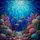 Highly Detailed Underwater Coral Reef Fish Stained Glass - Translucent Marine Life Stained Glass Suncatcher - 5