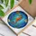 Tiffany Glass Seahorse Starfish Marine Life - Ocean Coral Seaweed Intricate Decor Stained Glass Suncatcher - 3